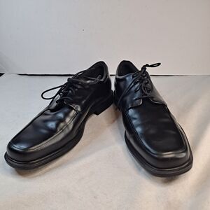 Rockport Evander APM11781 Men's 12M Dress Shoes Black Leather Square Toe Oxford